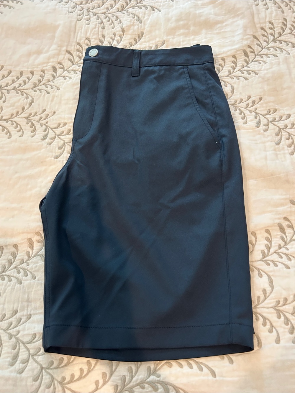 Bonobos Dark Navy Flat-Front Performance Golf Shorts